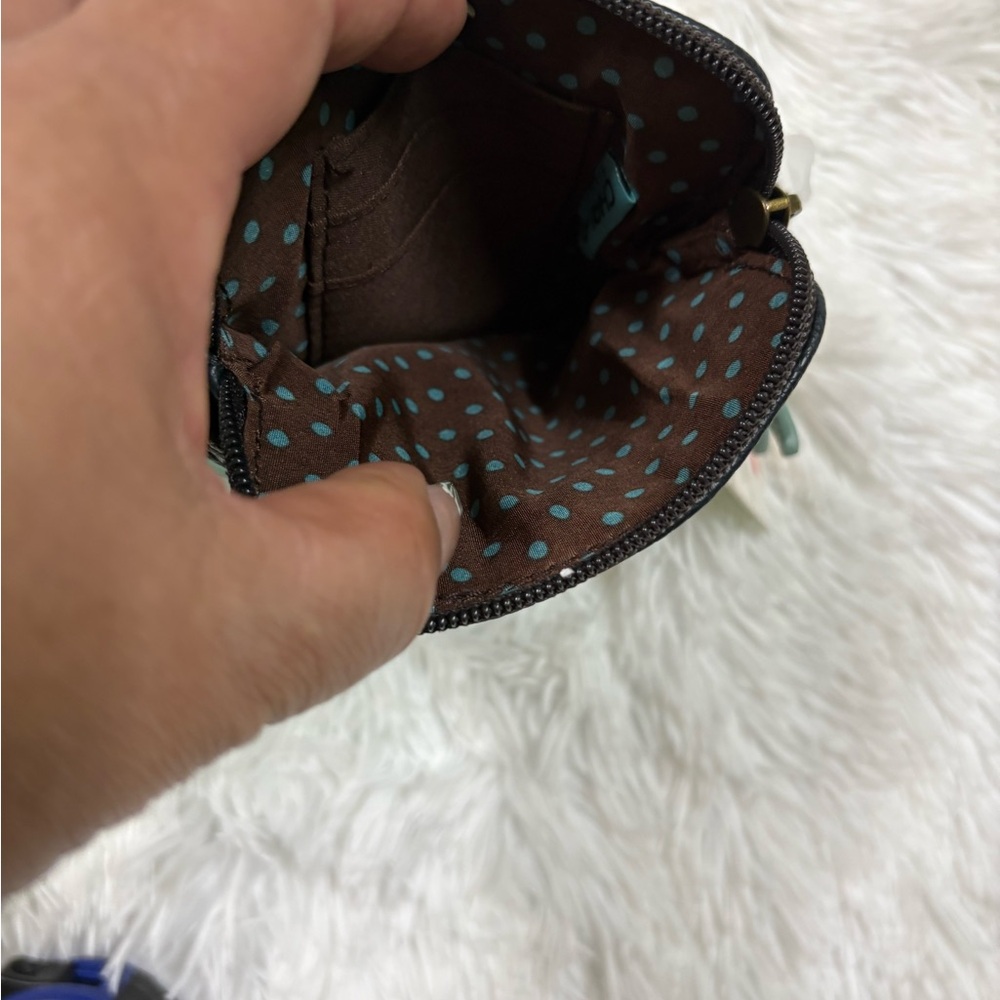 Chala Teal Crossbody Bag with Turtle Accent - Picture 7 of 7
